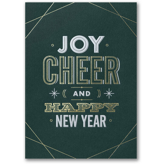 Modern Cheer Folded Holiday Cards